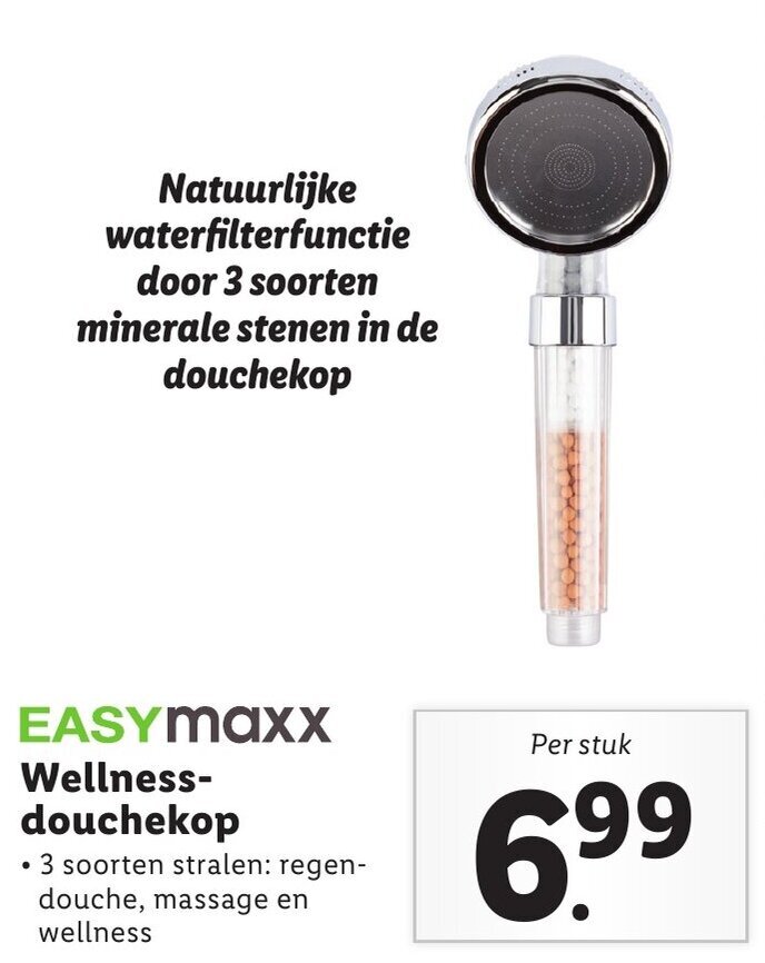 EASYmaxx Wellnessdouchekop aanbieding bij Lidl