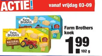 ALDI Farm Brothers koek 102 gr aanbieding