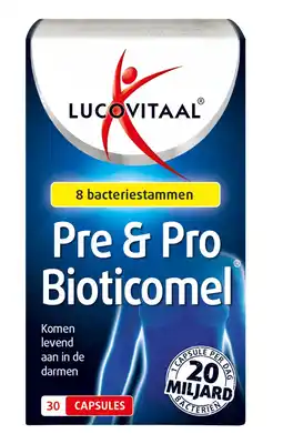 De Online Drogist Lucovitaal pre&pro bioticomel capsules 30cp aanbieding