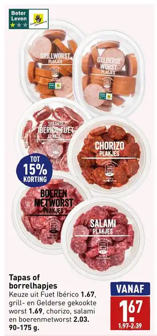 ALDI Tapas of borrelhapjes aanbieding