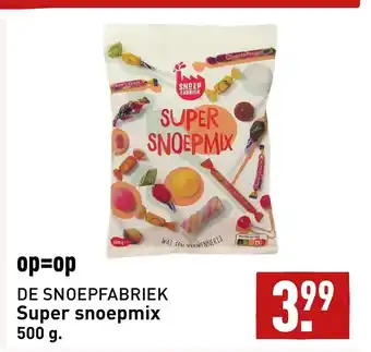 ALDI DE SNOEPFABRIEK Super snoepmix 500 g. aanbieding