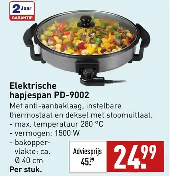 ALDI Elektrische hapjespan PD-9002 aanbieding