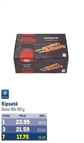 Makro Kipsaté aanbieding