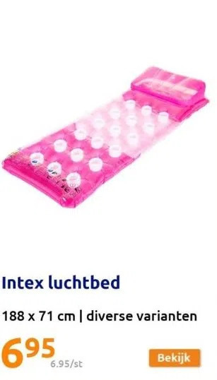 Action Intex luchtbed aanbieding
