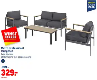 Makro Metro professional loungeset aanbieding