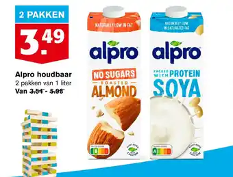 Hoogvliet Alpro houdbaar aanbieding