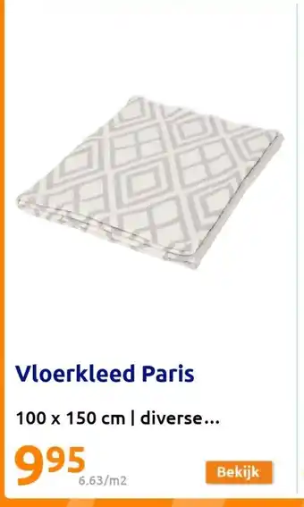 Action Vloerkleed Paris 100 x 150 cm | diverse... aanbieding