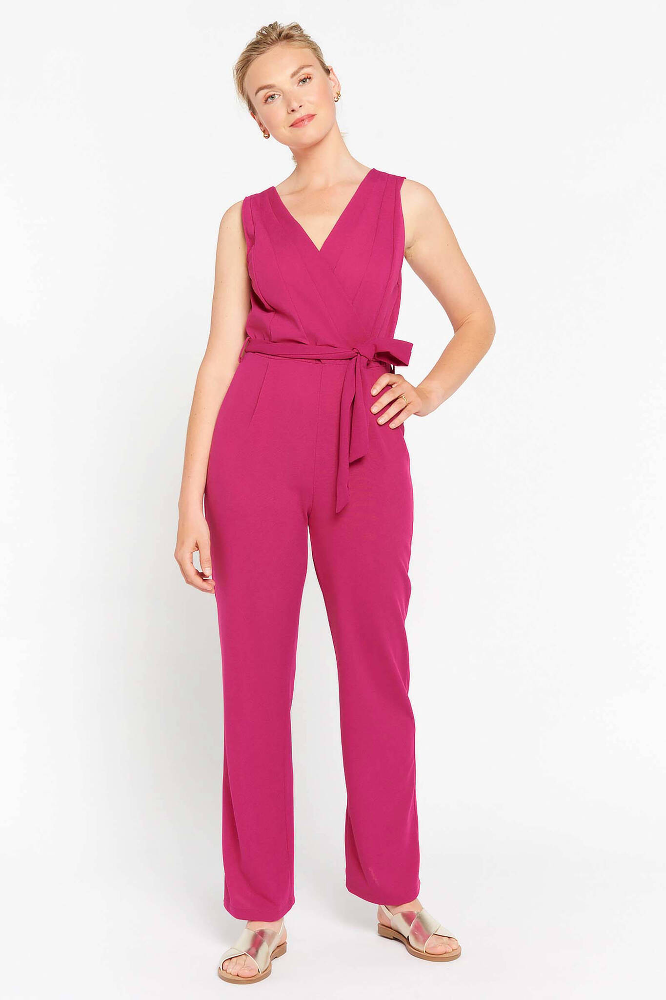 Lolaliza jumpsuit roze aanbieding bij Wehkamp