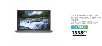 Digitotaal Dell latitude 5540 i5-1335u notebook 39,6 cm (15.6) aanbieding