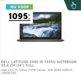 Digitotaal Dell latitude 3440 i5-1335u notebook 35,6 cm (14) full aanbieding