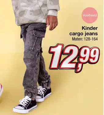 Kik Kinder cargo jeans Maten: 128-164 aanbieding