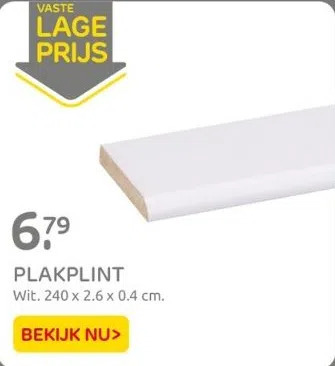 Praxis Plakplint aanbieding