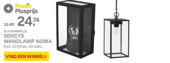 Praxis Sencys wandlamp noma aanbieding