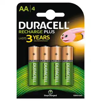 Blokker Duracell plus aa oplaadbare nimh batterijen - 4 stuks aanbieding