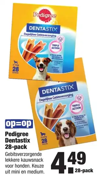 ALDI Pedigree Dentastix 28-pack aanbieding