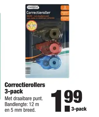 ALDI Correctierollers 3-pack aanbieding