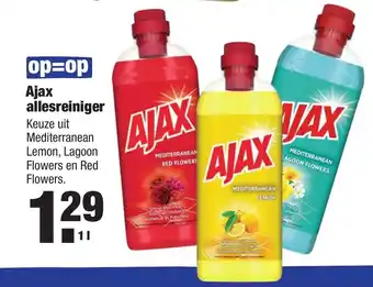 ALDI Ajax allesreiniger 1 L aanbieding