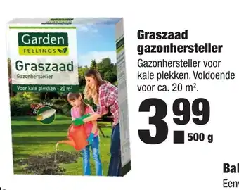 ALDI Graaszaad gazonhersteller 500 gr aanbieding