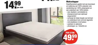 ALDI Matrastopper 140x200 cm aanbieding