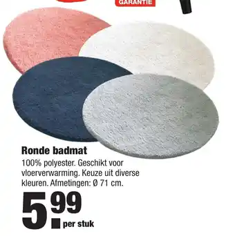 ALDI Ronde badmat aanbieding