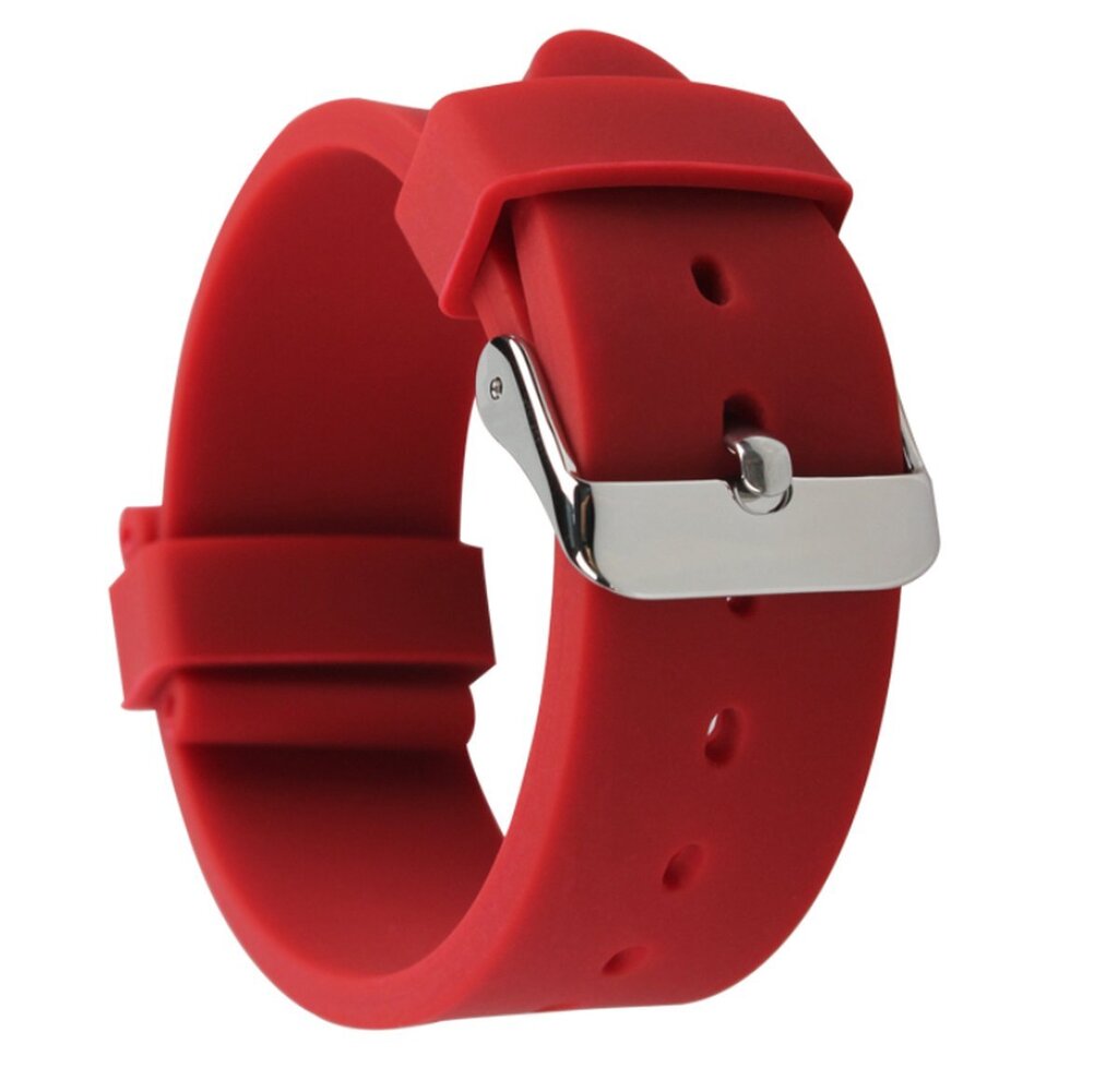 Siliconen Horlogeband 20mm Rood British Elegance Watchstraps siliconen-horlogeband-20mm-rood-british-elegance-watchstraps