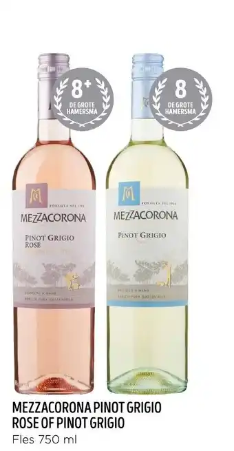 Jumbo MEZZACORONA PINOT GRIGIO ROSE OF PINOT GRIGIO Fles 750 ml aanbieding