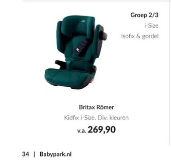 Babypark Britax römer aanbieding