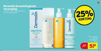 Kruidvat Dermolin dermatologische verzorging aanbieding