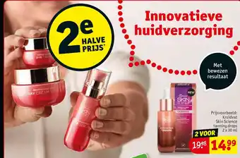 Kruidvat Kruidvat Skin Science tanning drops 2 x 30 ml aanbieding