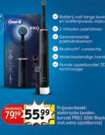 Kruidvat Oral-B elektrische tandenborstel aanbieding