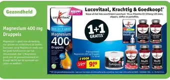 Kruidvat Gezondheid Magnesium 400 mg Druppels aanbieding