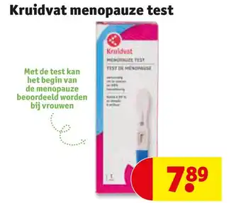 Kruidvat Kruidvat menopauze test aanbieding