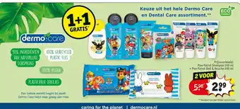 Kruidvat Paw Patrol Shampoo 200 ml + Paw Patrol Bad & Douche 200 ml aanbieding