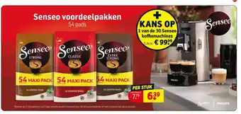 Kruidvat Senseo voordeelpakken 54 pads aanbieding