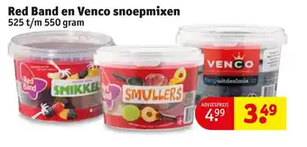 Kruidvat Red Band en Venco snoepmixen 525 t/m 550 gram aanbieding