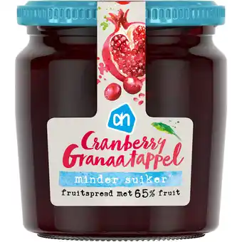 Albert Heijn Ah cranberry granaatappel fruitspread aanbieding