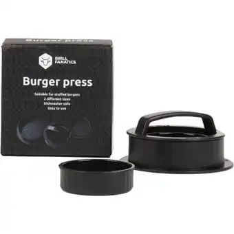 Albert Heijn Grill fanatics burger press aanbieding