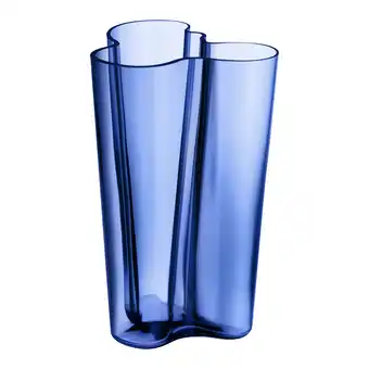 fonQ Iittala alvar aalto vaas h 25,1 cm - ultramarine blue aanbieding