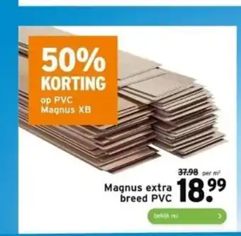 GAMMA Magnus extra breed PVC aanbieding