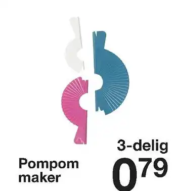 Zeeman Pompom maker aanbieding