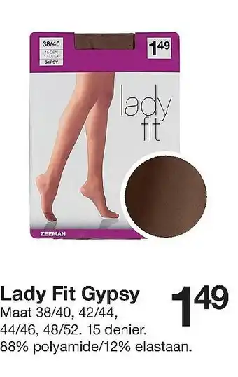 Zeeman Lady Fit Gypsy aanbieding