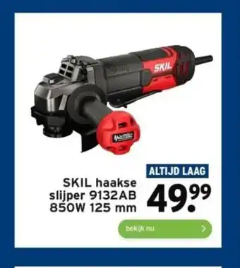 GAMMA SKIL haakse slijper 9132AB 850W 125 mm aanbieding