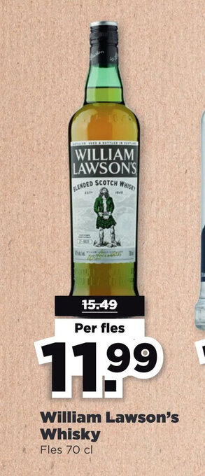 PLUS William Lawson's Whisky aanbieding