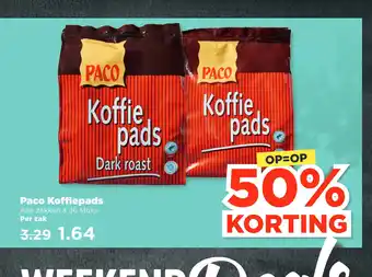 PLUS Paco Koffiepads aanbieding