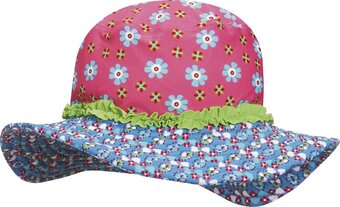Bol.com Playshoes uv zonnehoedje voor jongens en meisjes - bloem - maat 51cm aanbieding