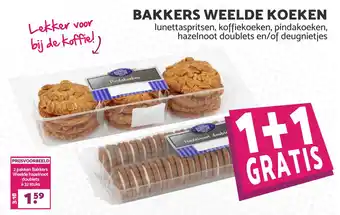 MCD Supermarkt Bakkers weelde koeken aanbieding