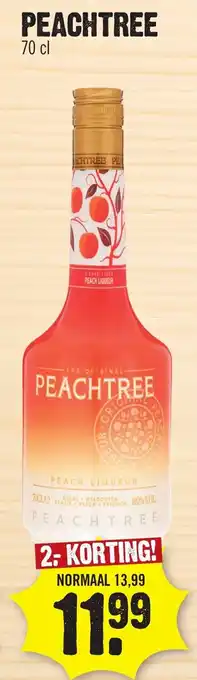 Super Dirck 3 PEACHTREE 70 cl aanbieding