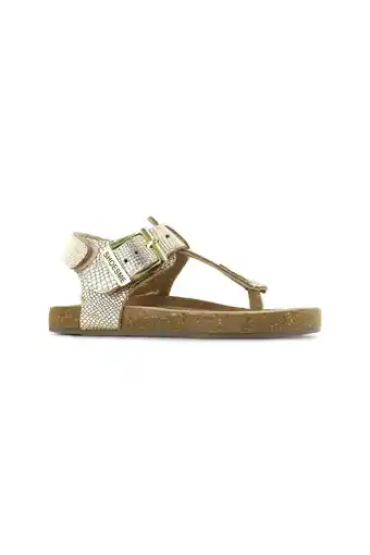 Wehkamp Shoesme   leren sandalen goud aanbieding