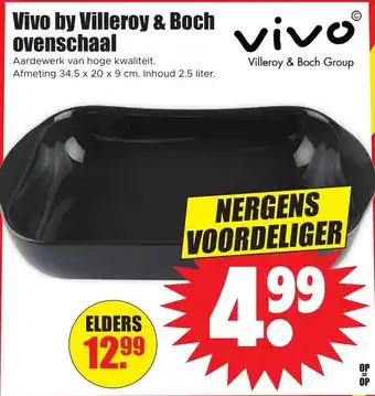 Dirk Vivo by Villeroy & Boch ovenschaal aanbieding