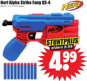 Dirk Nerf Alpha Strike Fang QS-4 aanbieding